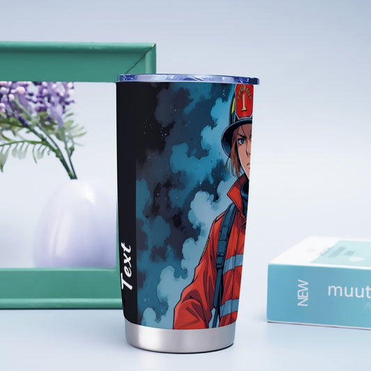 FIRE-Anime1 - Custom 20oz Tumbler