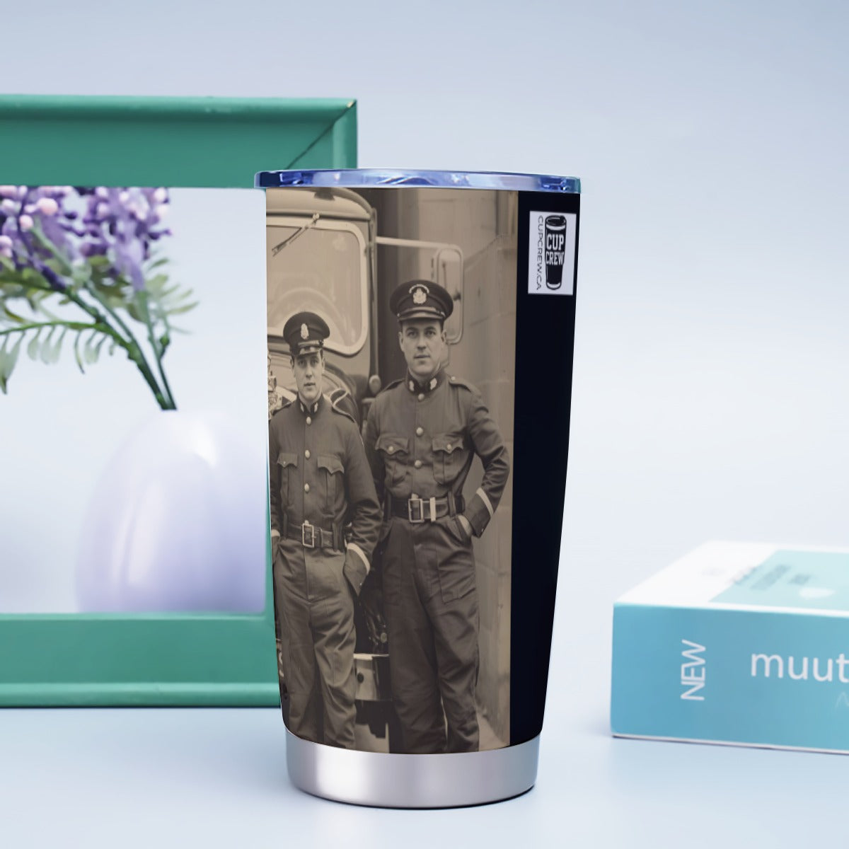 USA-FIRE-Oldtimers Personalized 20oz Stainless Steel Tumbler