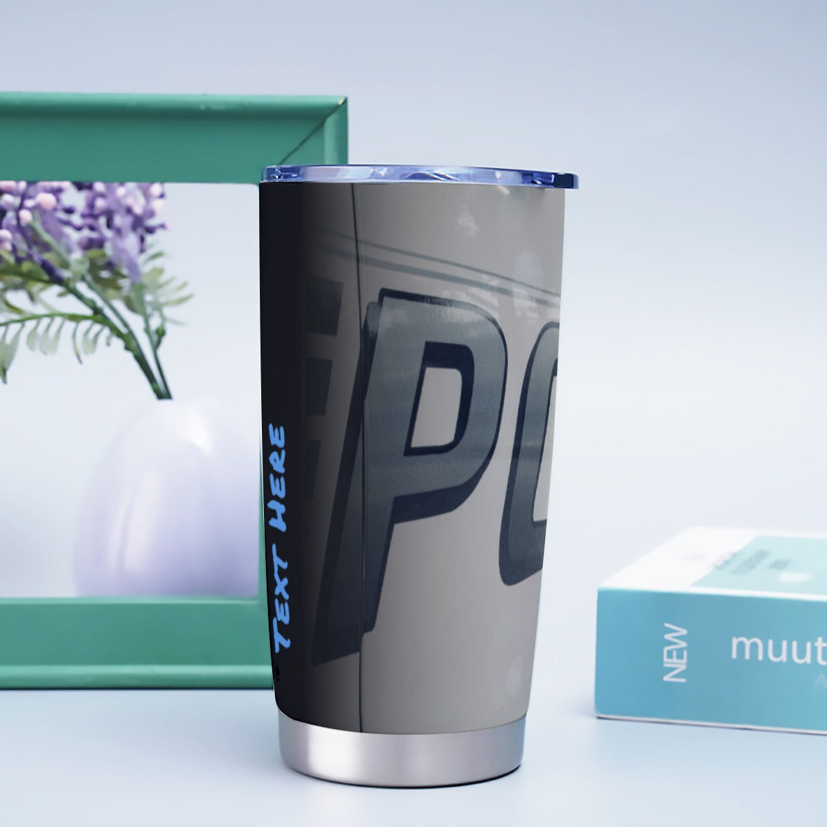 USA-USA-POL-Car Personalized 20oz Stainless Steel Tumbler