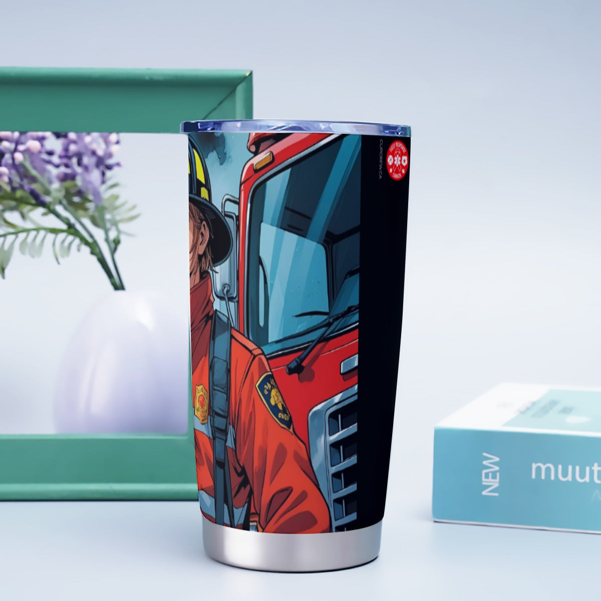 USA-FIRE-Anime Personalized 20oz Stainless Steel Tumbler