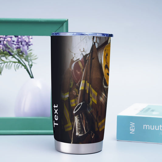 FIRE-BunkerGear5 - Custom 20oz Tumbler