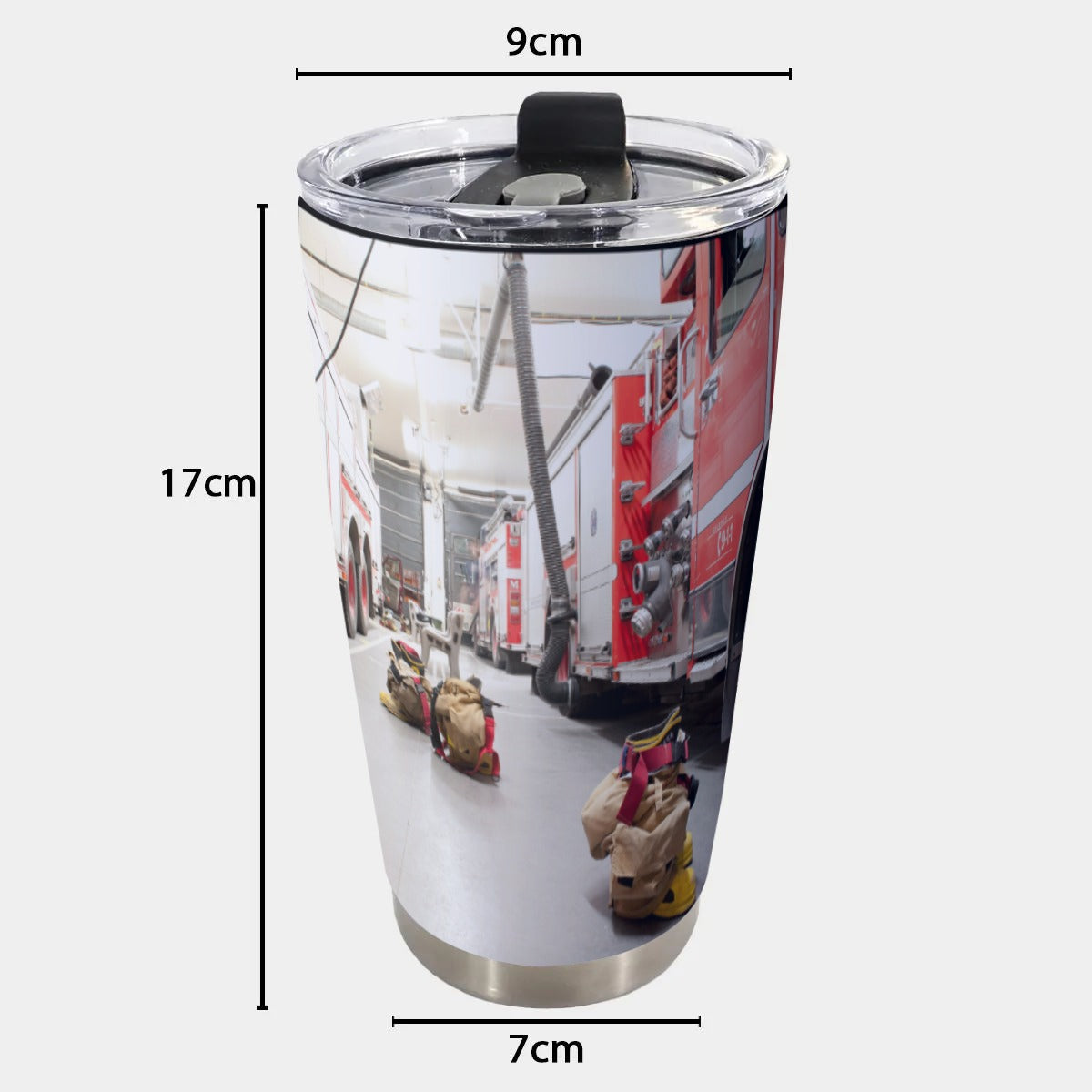 FIRE-BetweenTrucks - Custom 20oz Tumbler