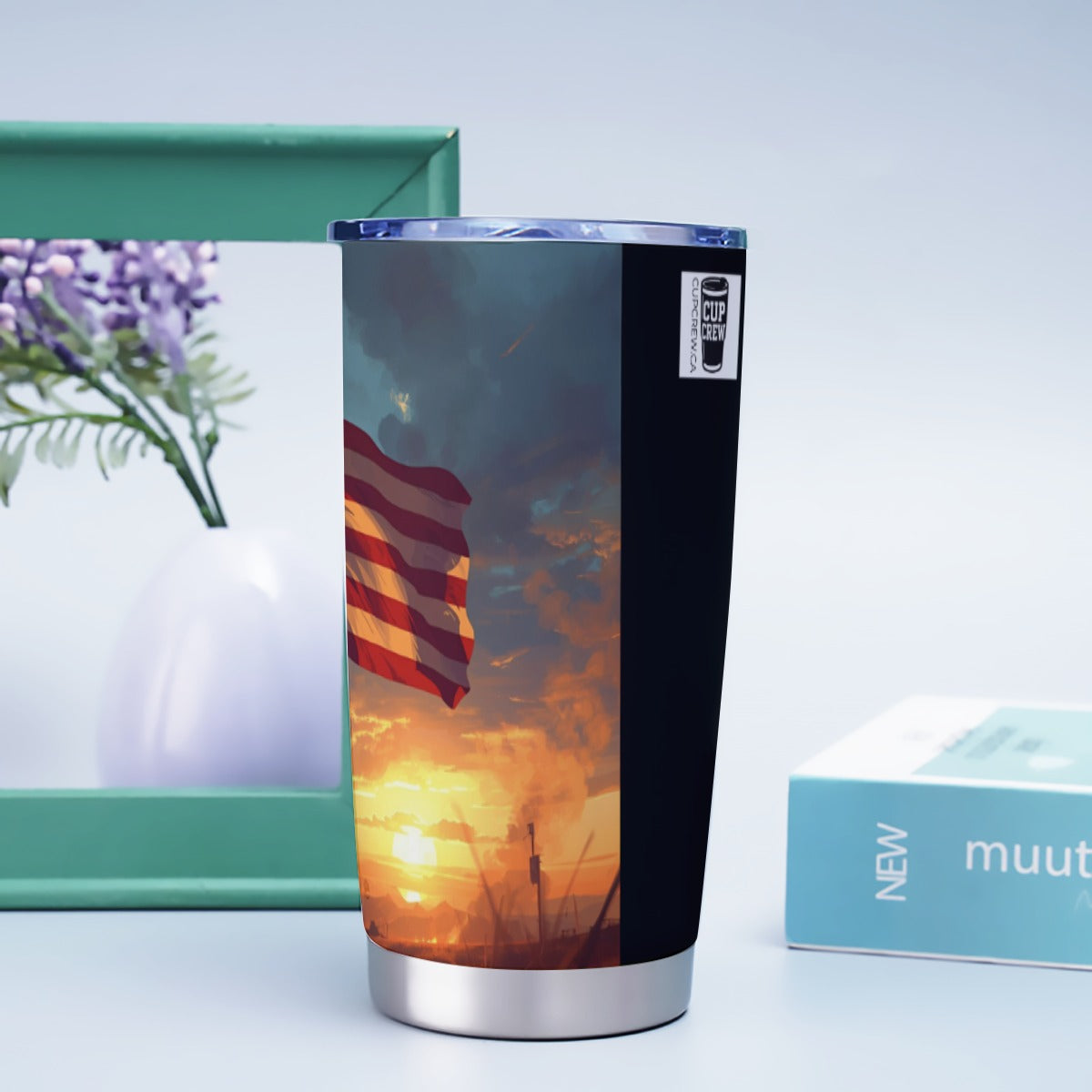 USA-MIL-USSilouette Personalized 20oz Stainless Steel Tumbler