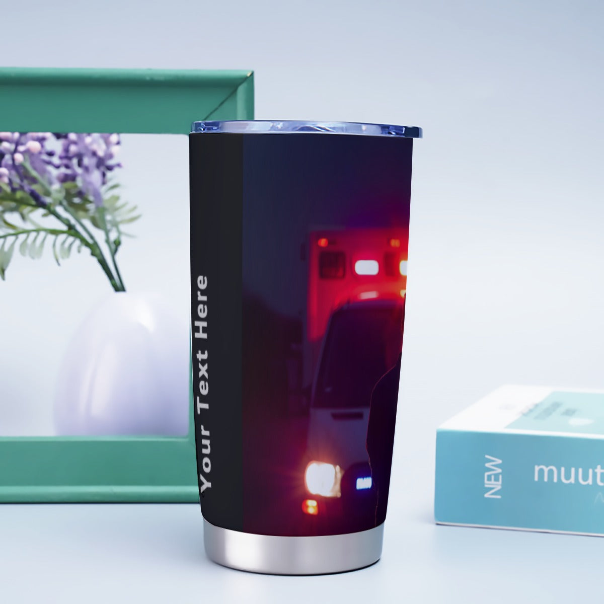 USA-EMS-Paramedic Personalized 20oz Stainless Steel Tumbler