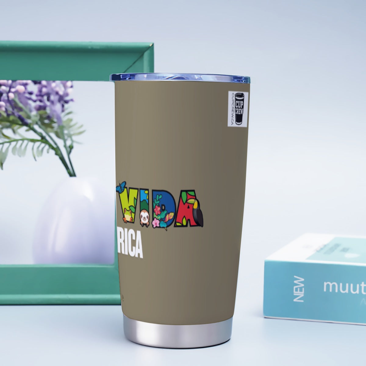 USA-PV-Taupe Tumbler