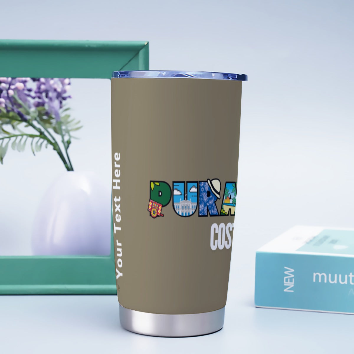 USA-PV-Taupe Tumbler