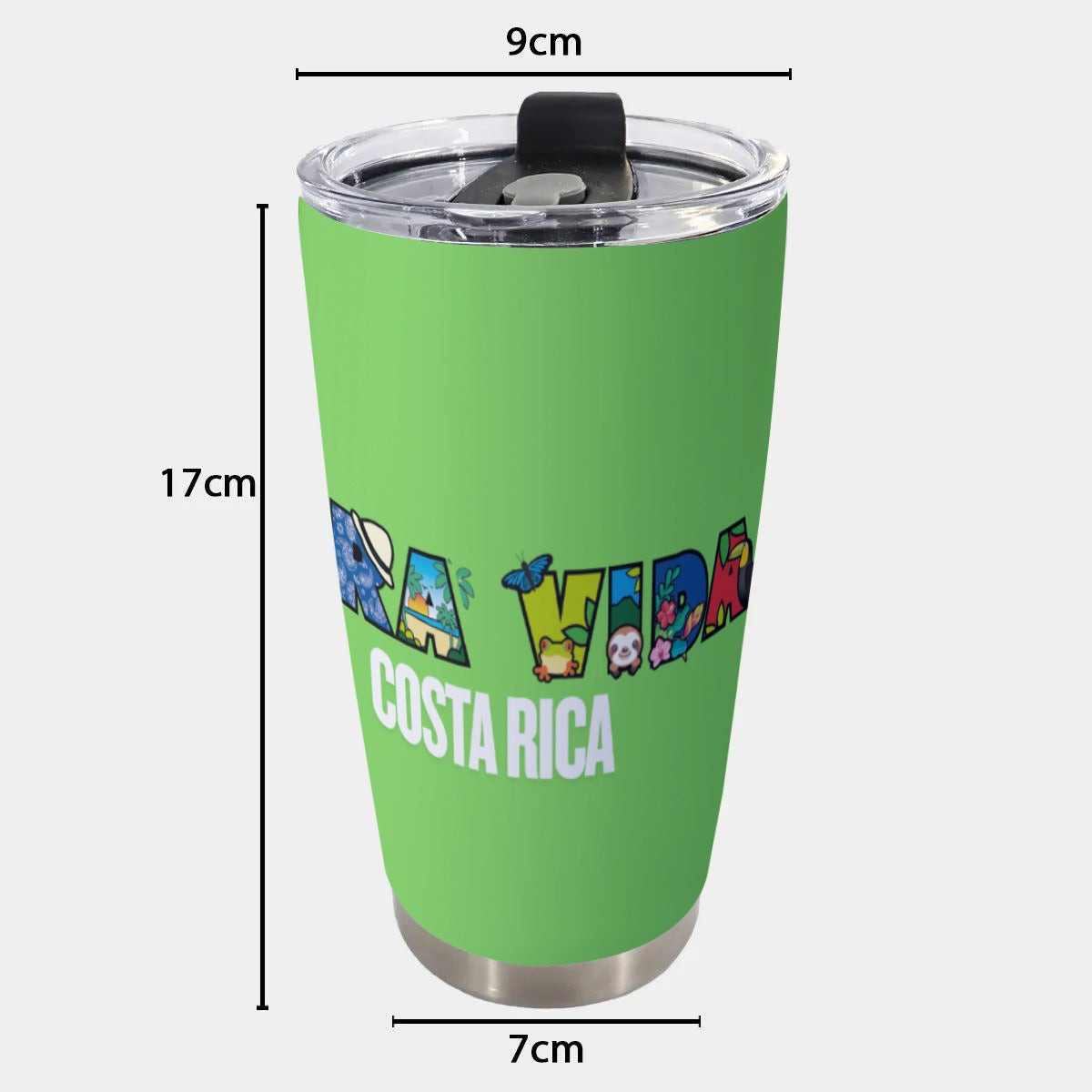 USA-PV-Green Tumbler