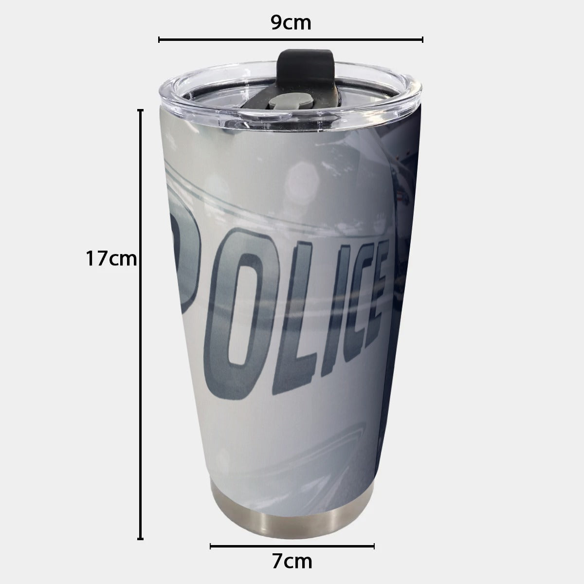 USA-USA-POL-Car Personalized 20oz Stainless Steel Tumbler