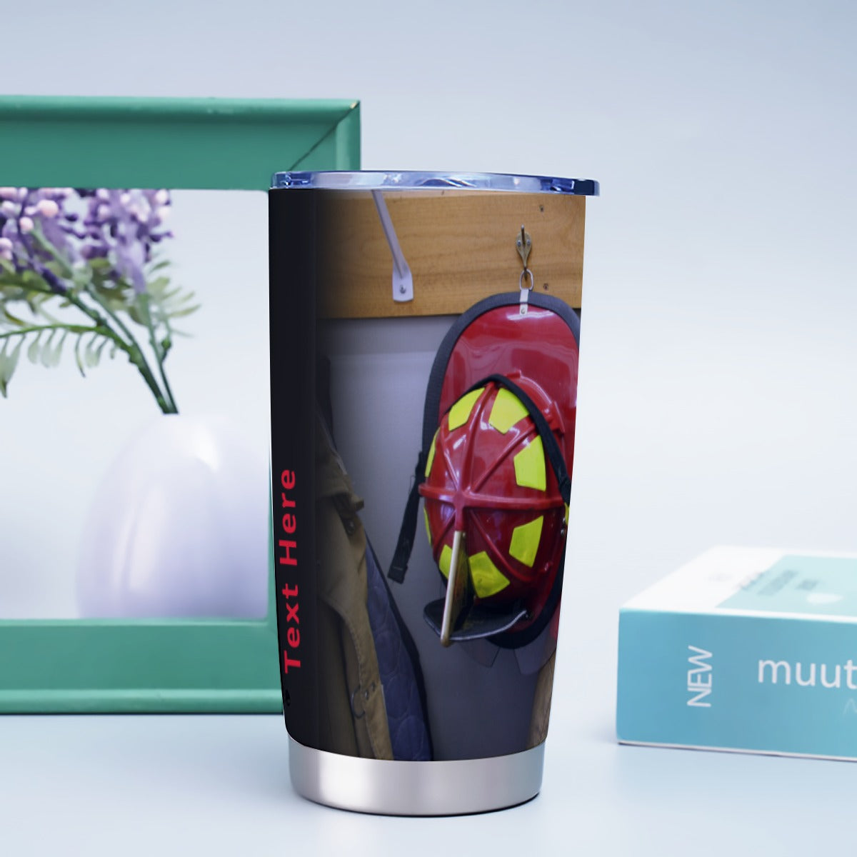 USA-USA-FIR-BunkerGear3 Personalized 20oz Stainless Steel Tumbler