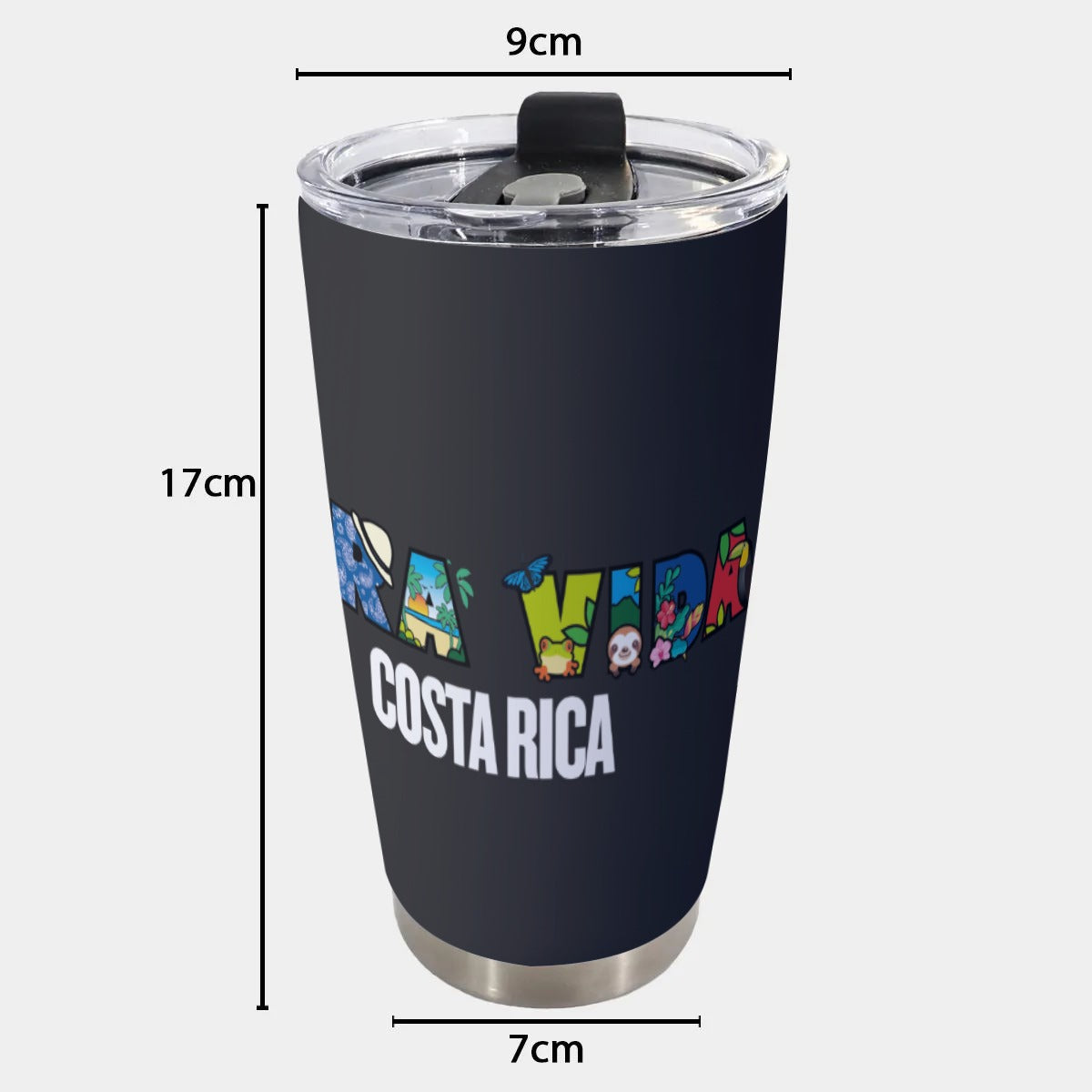 USA-PV-DarkGrey Tumbler