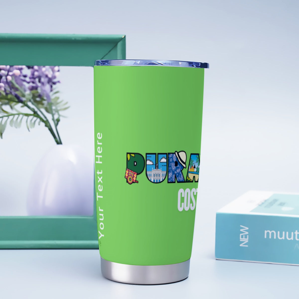 USA-PV-Green Tumbler