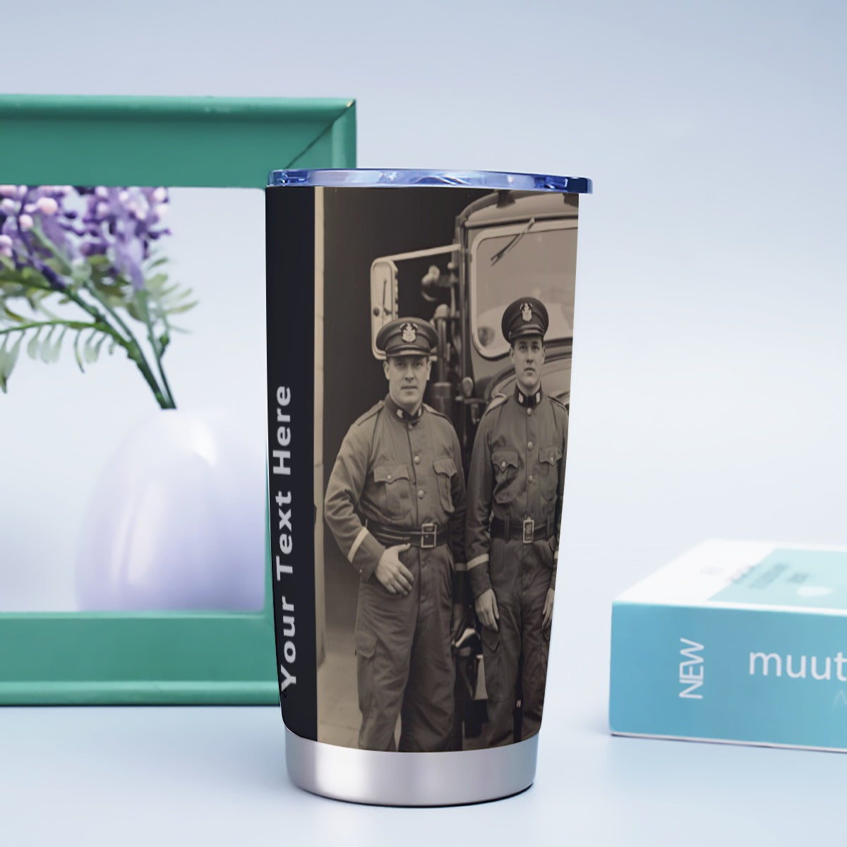 USA-FIRE-Oldtimers Personalized 20oz Stainless Steel Tumbler