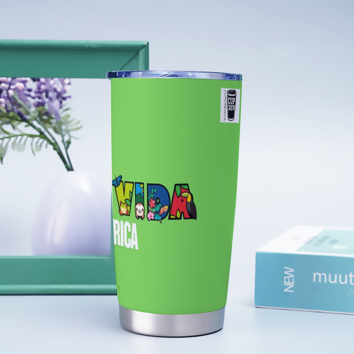 USA-PV-Green Tumbler