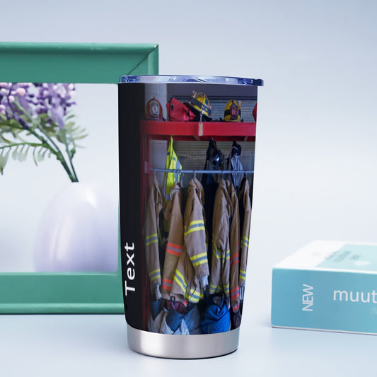 FIRE-BunkerGear4 - Custom 20oz Tumbler