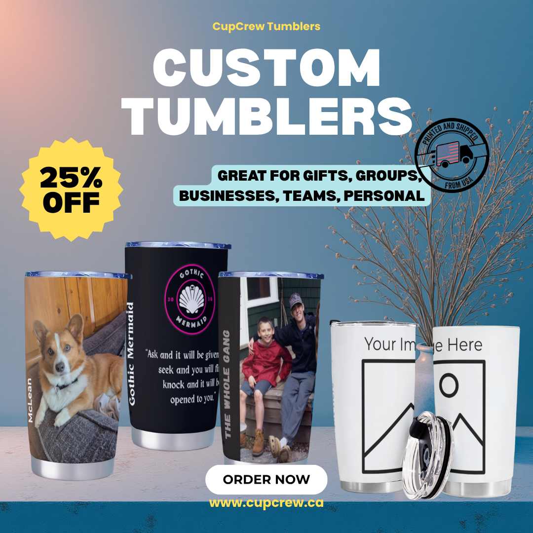 Custom 20OZ Tumbler With Sliding Lid For The USA