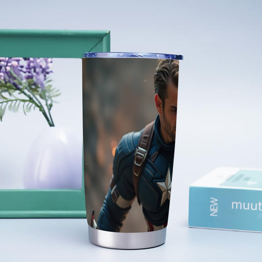CupCrew Legends | Captain America 20oz Tumbler