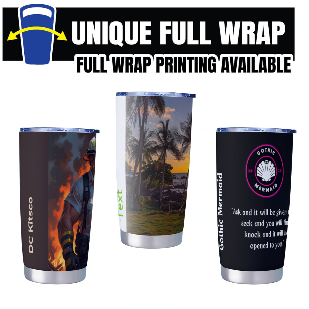 Custom 20OZ Tumbler With Sliding Lid For The USA