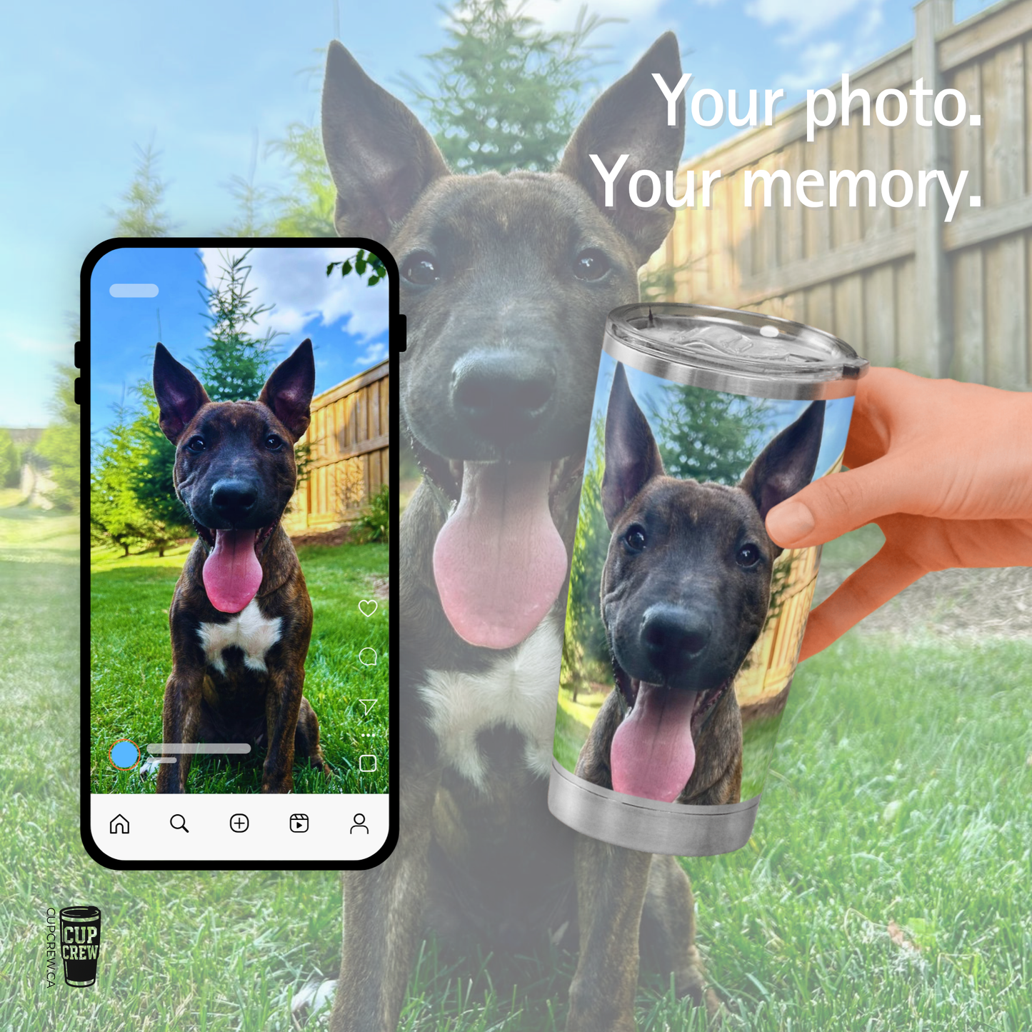 DIY Pet Photo Tumbler