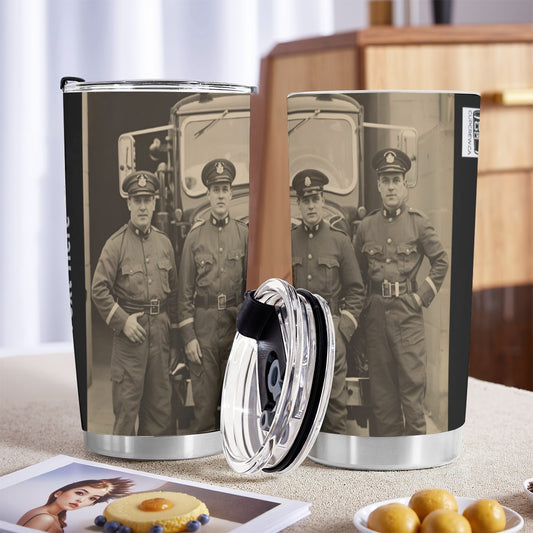USA-FIRE-Oldtimers Personalized 20oz Stainless Steel Tumbler