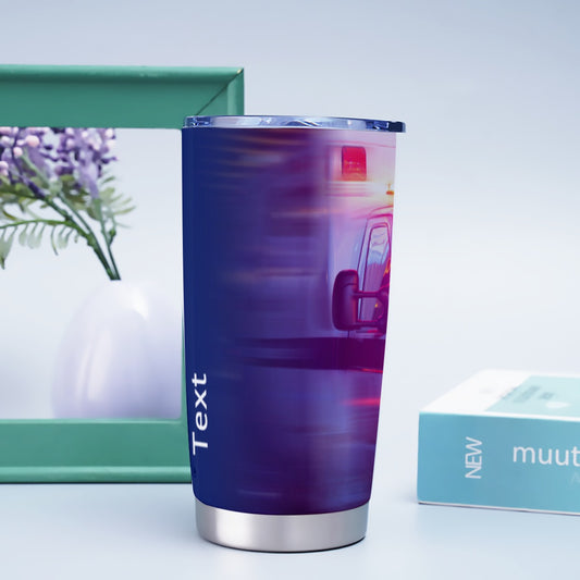 EMS-Ambulance-Night - Custom 20oz Tumbler