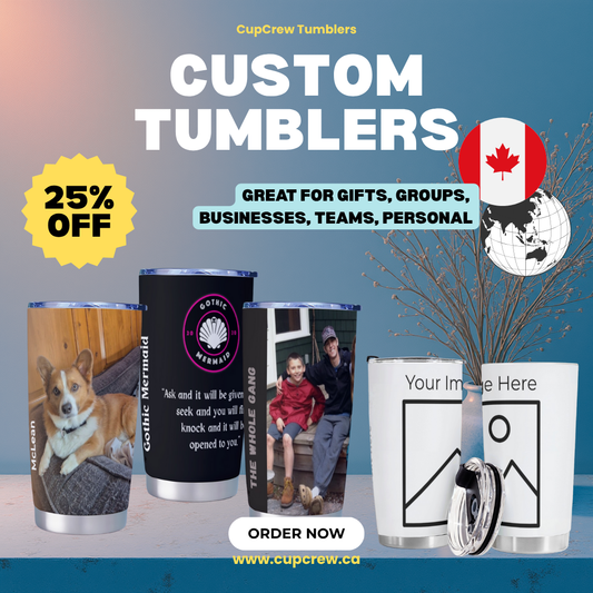 DIY Tumbler - 20oz Custom Stainless Steel Tumbler