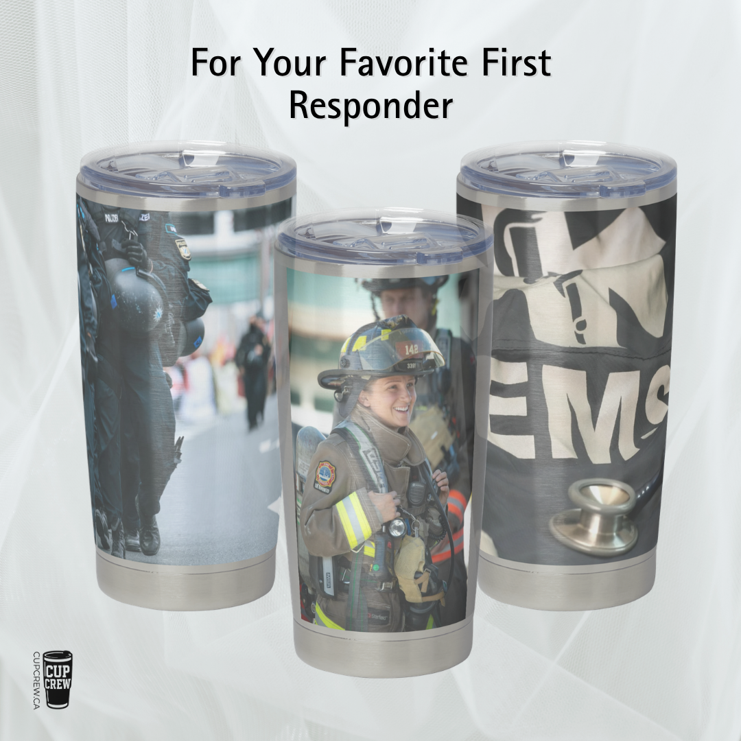 First Responder Custom 20oz Photo Tumbler DIY