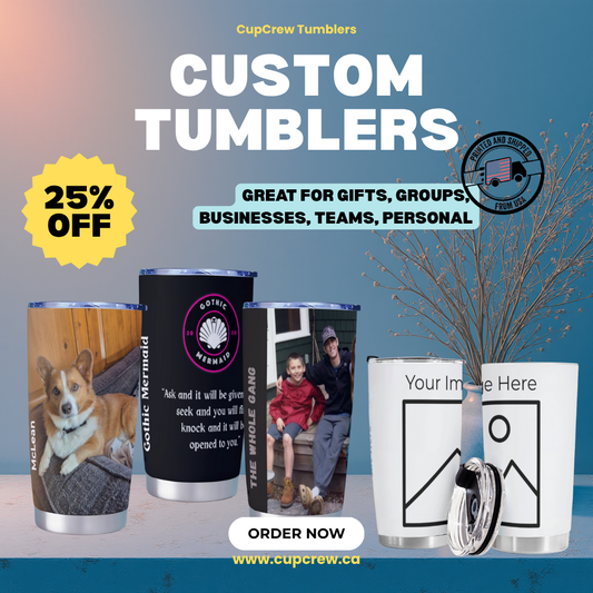 Custom 20OZ Tumbler With Sliding Lid For The USA