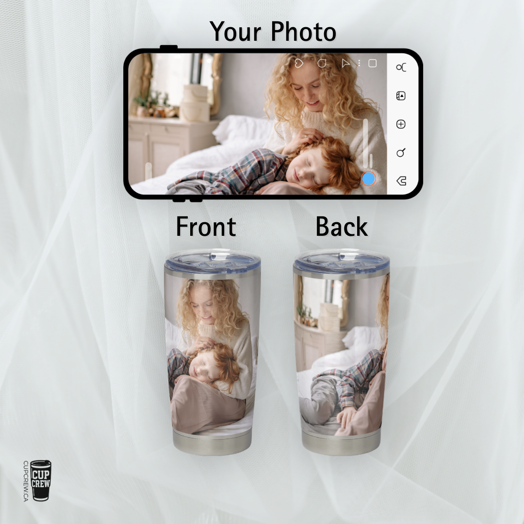 DIY Custom 20oz Photo Tumbler