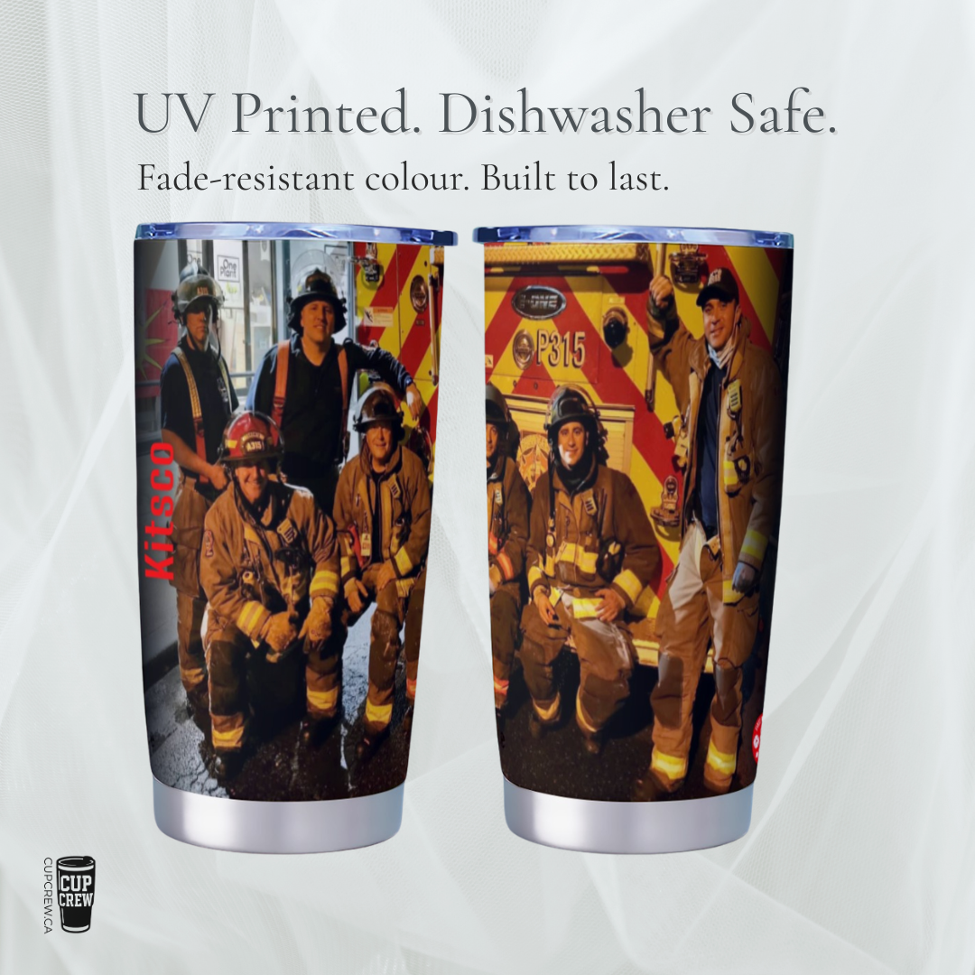 First Responder Custom 20oz Photo Tumbler DIY