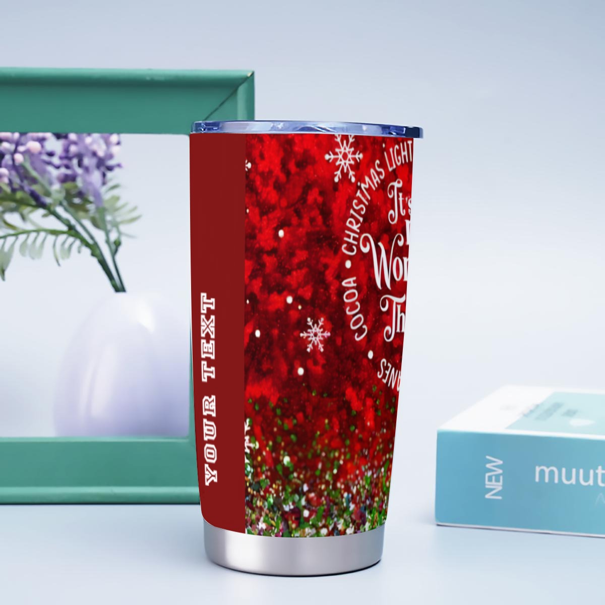 X-MostWonderful-INT - Stainless Steel Mug - Personalized 20oz Insulated Travel Cup With Spill Proof Lid