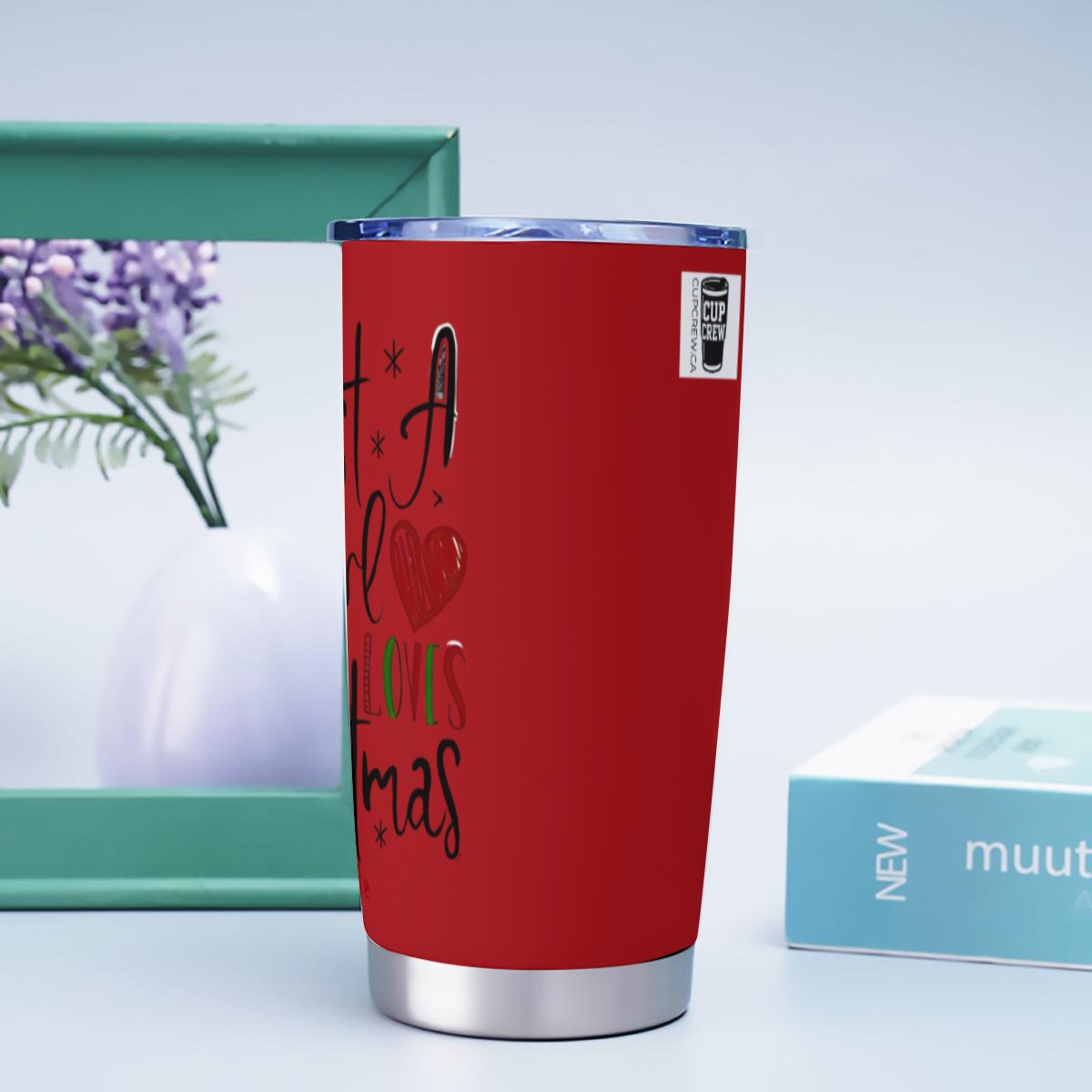 X-JustaGirl-INT - Stainless Steel Mug - Personalized 20oz Insulated Travel Cup With Spill Proof Lid