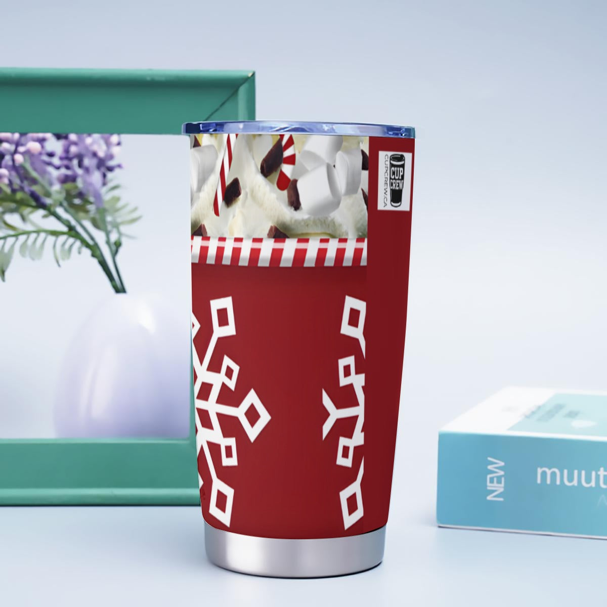 X-Cookie-INT - Stainless Steel Mug - Personalized 20oz Insulated Travel Cup With Spill Proof Lid