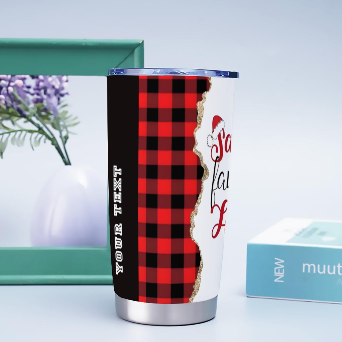 X-FavouriteHo-INT - Stainless Steel Mug - Personalized 20oz Insulated Travel Cup With Spill Proof Lid