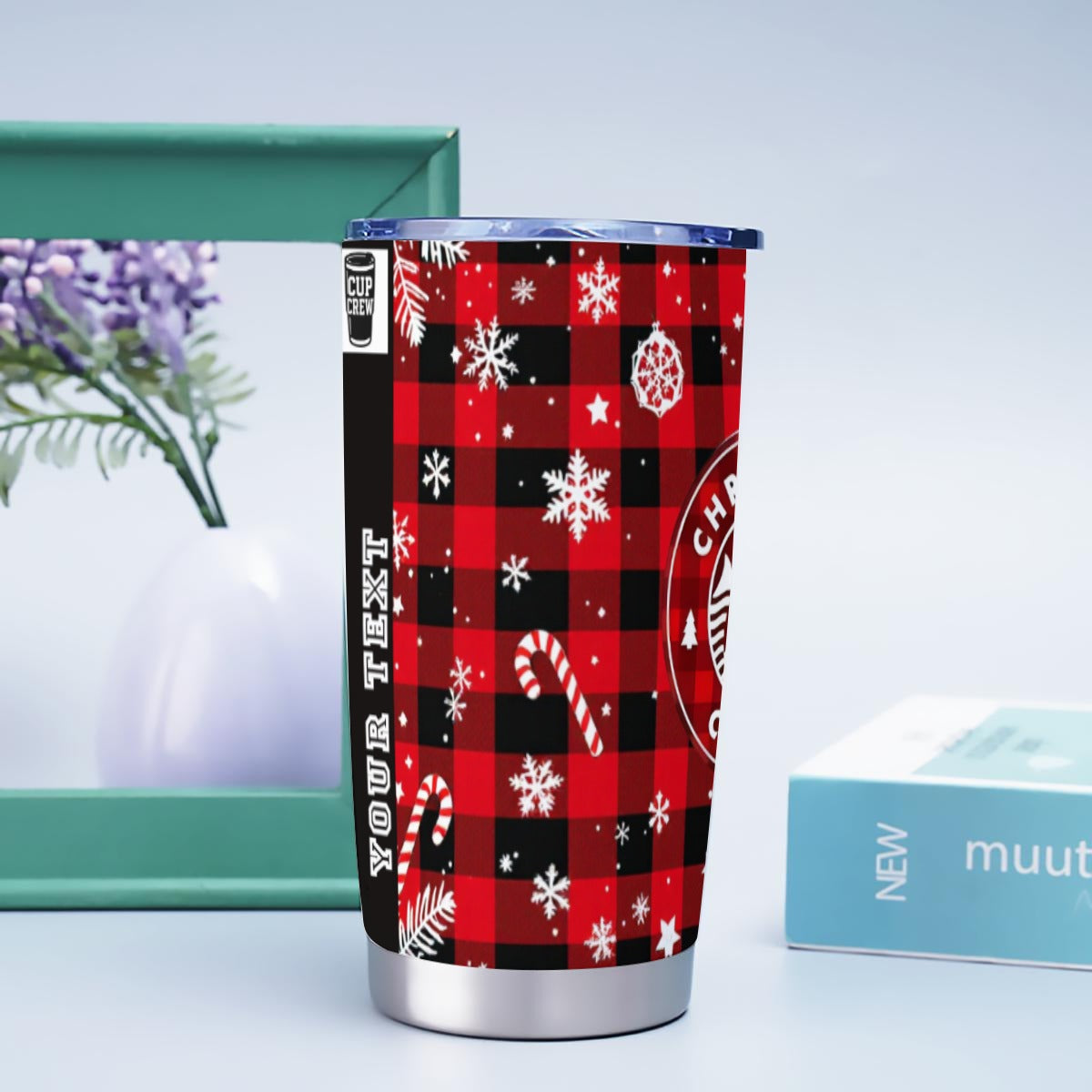 X-SBCoffee-INT - Stainless Steel Mug - Personalized 20oz Insulated Travel Cup With Spill Proof Lid